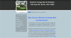 Desktop Screenshot of bluebirdcottagebedandbreakfast.com